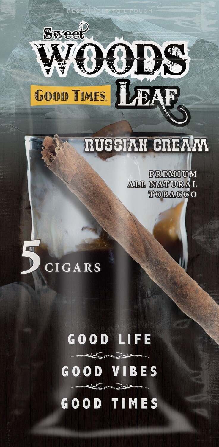 Sweet Woods - Russian Cream Natural Leaf Cigarillos - 5 ct