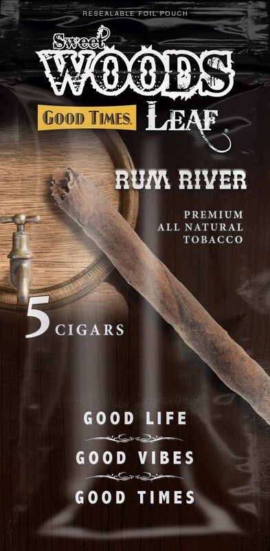 Sweet Woods - Rum River Natural Leaf Cigarillos - 5 ct