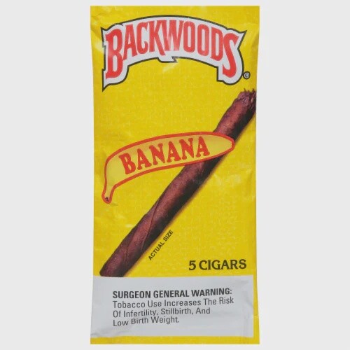 Backwoods Banana Natural Cigarillos - 5 ct