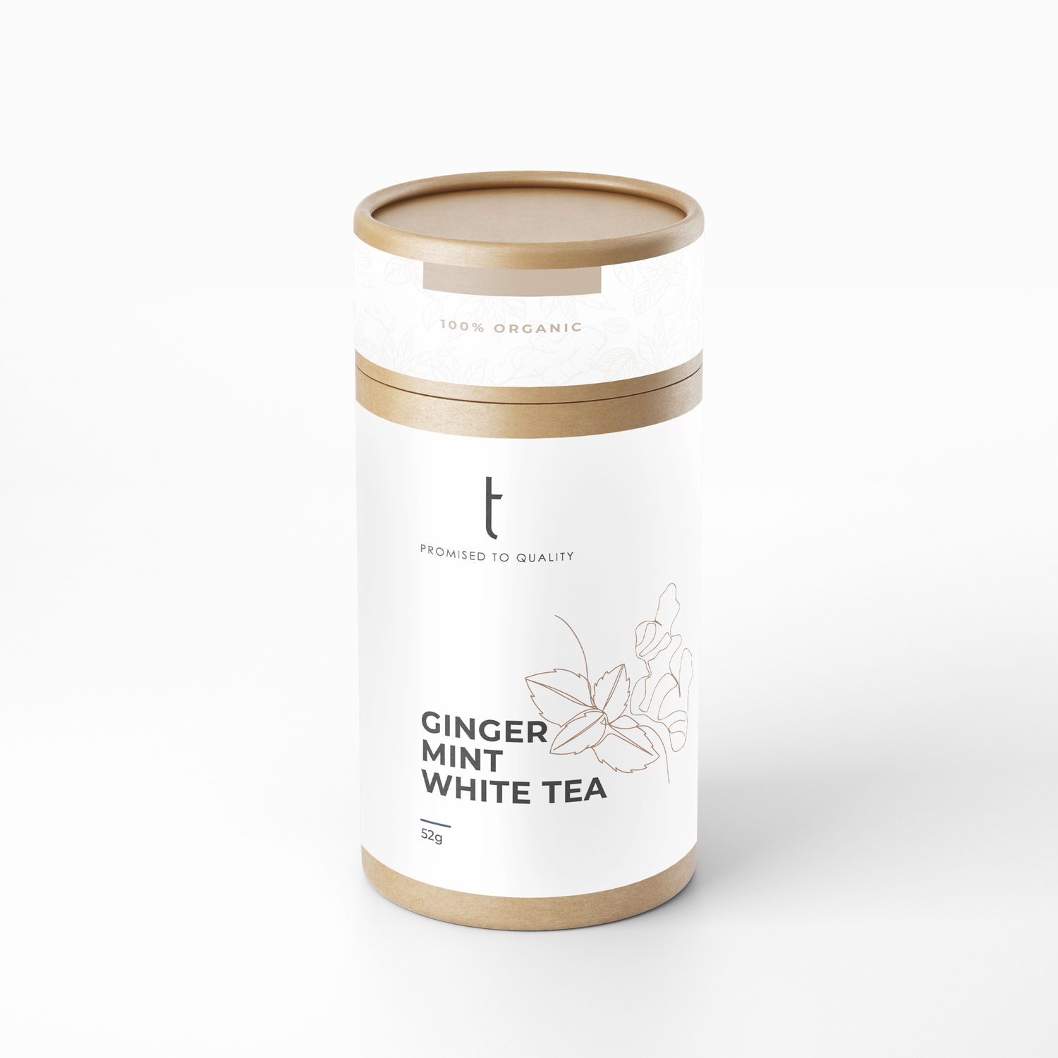 GINGER MINT WHITE TEA 52g