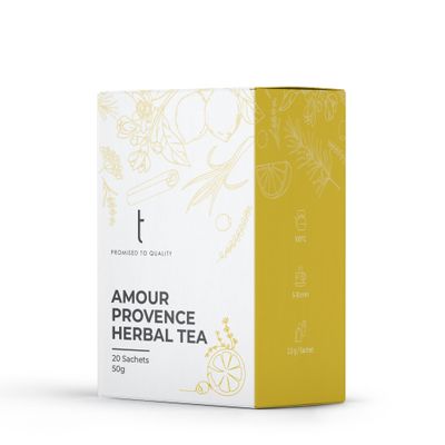 AMOUR PROVENCE HERBAL TEA - 20 SACHETS