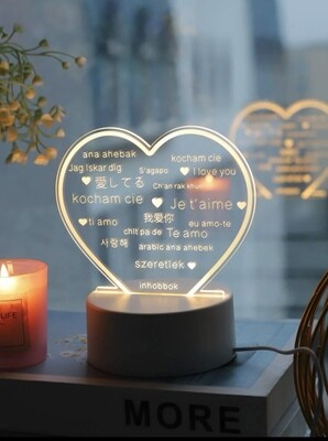 H e a r t S*hape Design nightlight decor