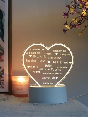 H e a r t S*hape Design nightlight decor