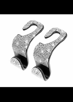 ​Introducing the Artificial Diamond Car Hook! The perfect combination of style and functionality for your vehicle!