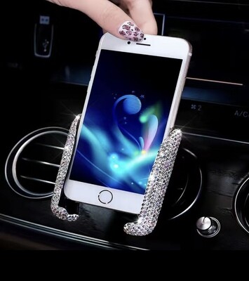 Luxurious Car Phone Holder, 360 degrees adjustable