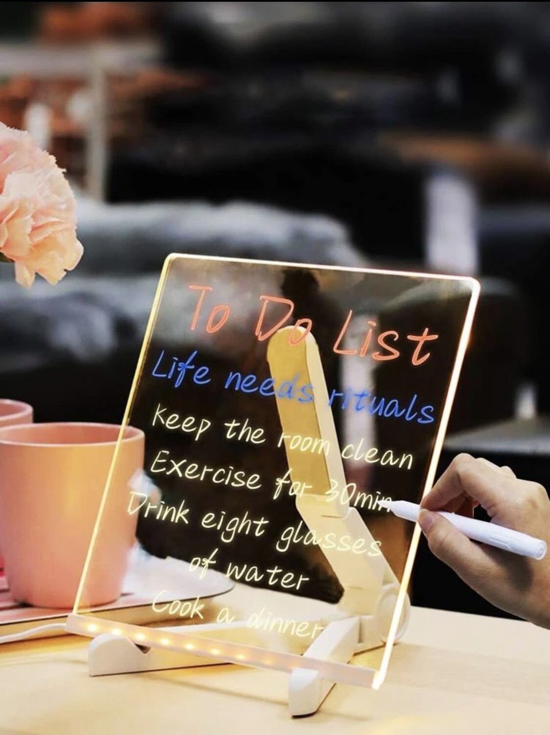&quot;Illuminate Your Creativity: Writable Decoration Light!&quot; 🌟✍️💡