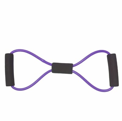 "Shape Your Fitness: 8-Shaped Yoga Resistance Band" 🧘‍♀️🌈💪