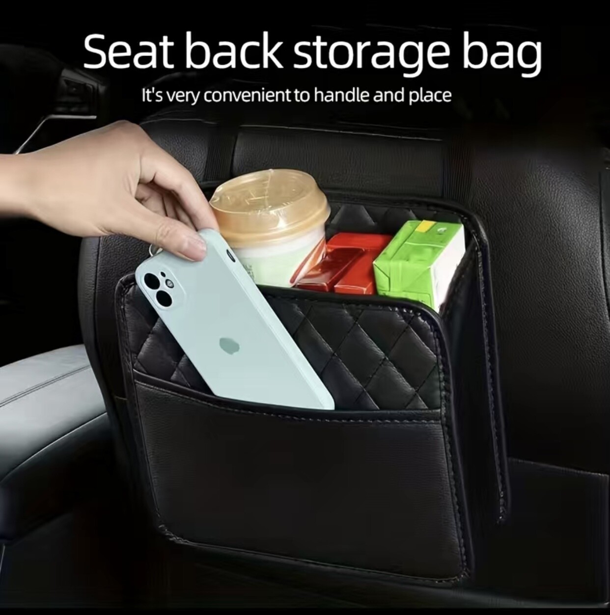Organize Your Car in Style: Multi-Functional Car Seat Storage Bag 🚗🌟👜