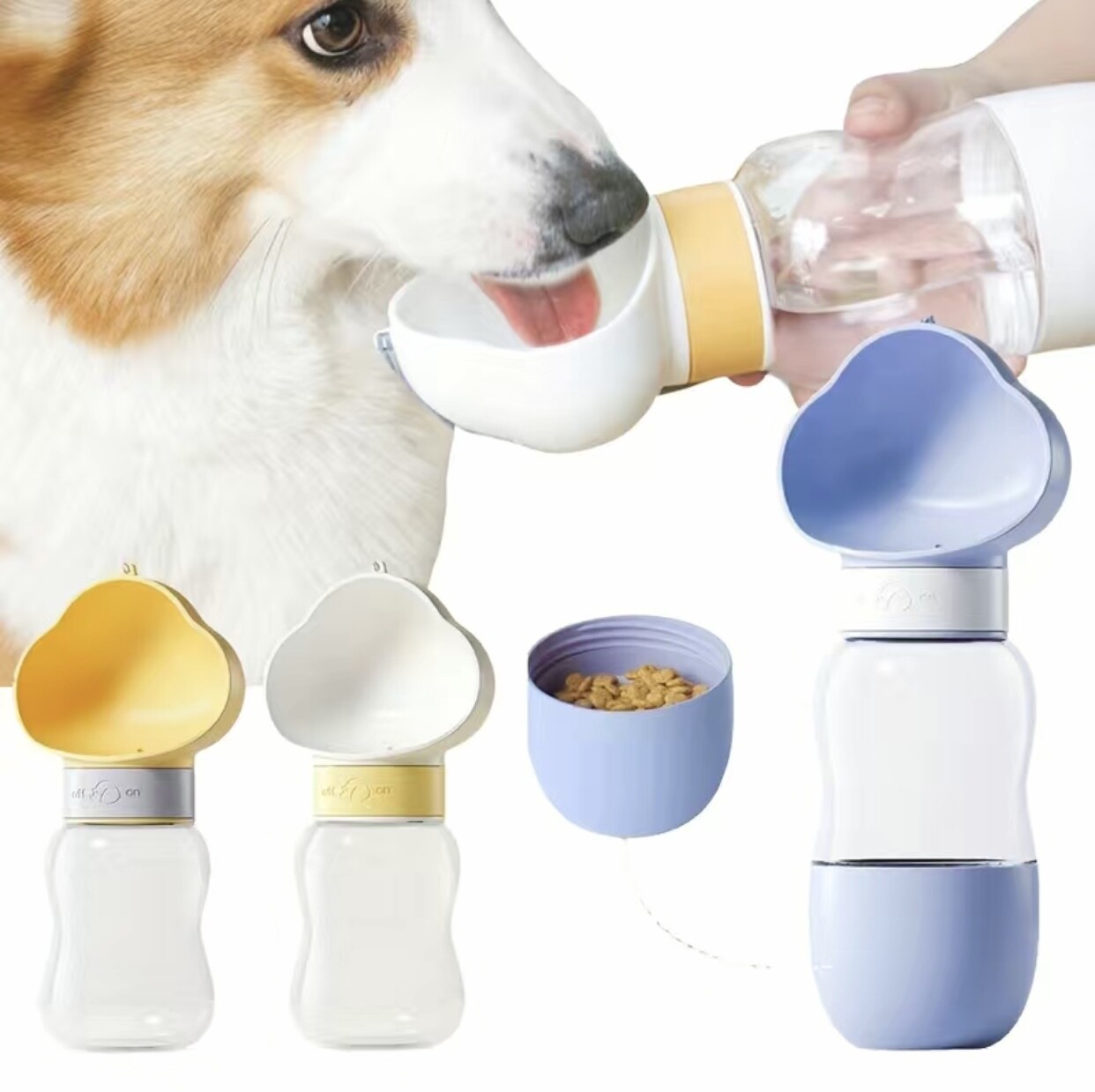 Quench Your Pup's Thirst: Leak-Proof Purple Dog Water Bottle 🐾💜🚰