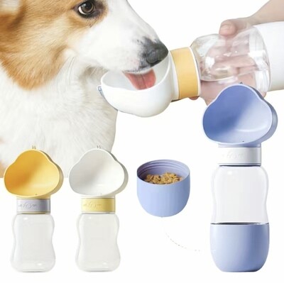 Quench Your Pup&#39;s Thirst: Leak-Proof Purple Dog Water Bottle 🐾💜🚰
