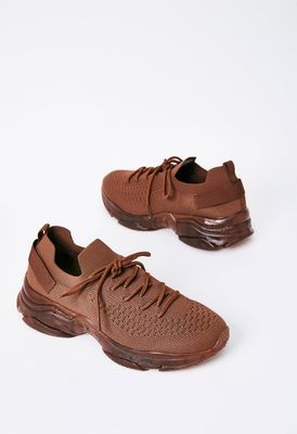 Brown Knit Sneakers You'll Love - ShoeDazzle Dridda