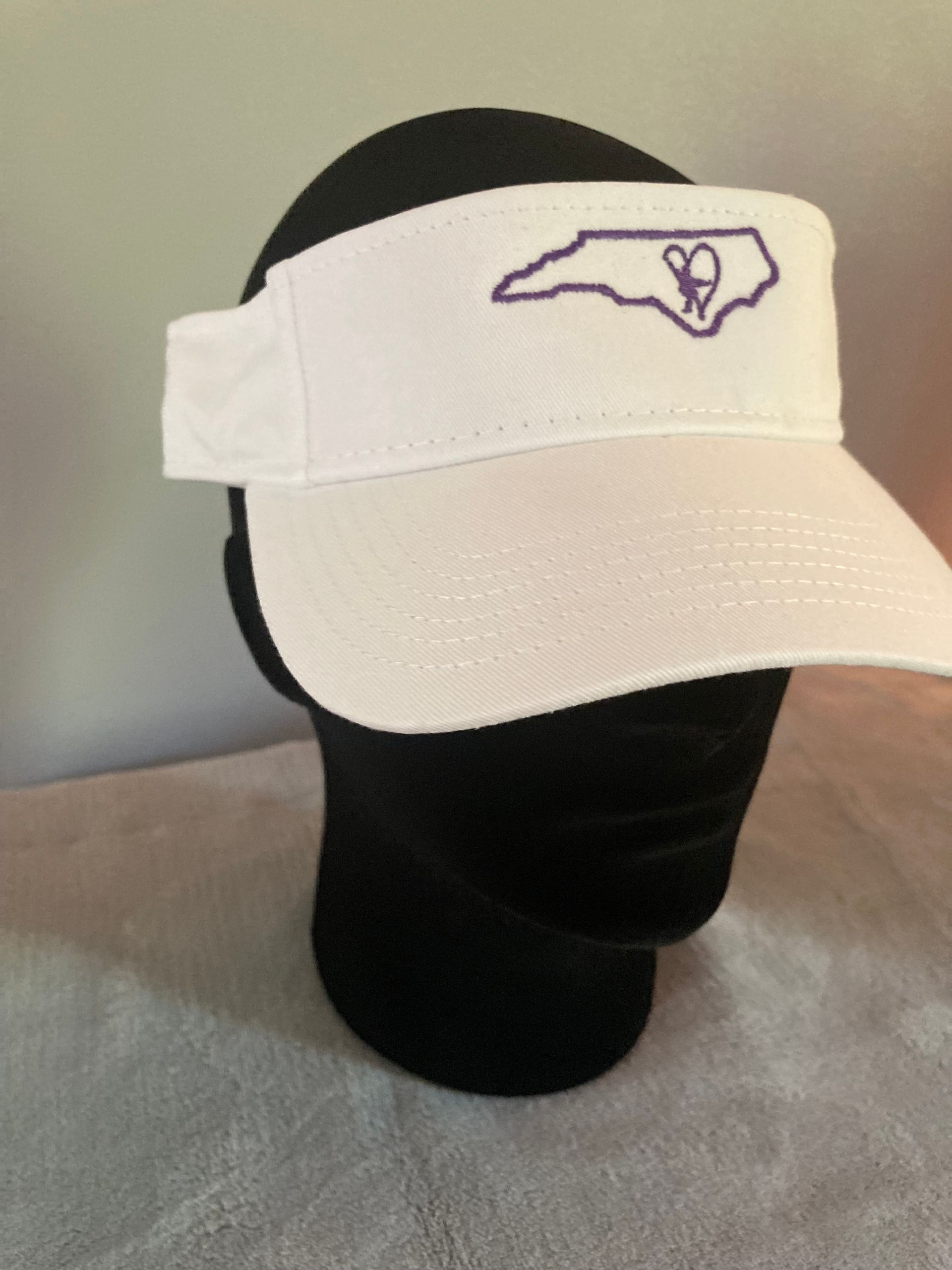 Visors w/ Hannah's Heroes of NC state logo