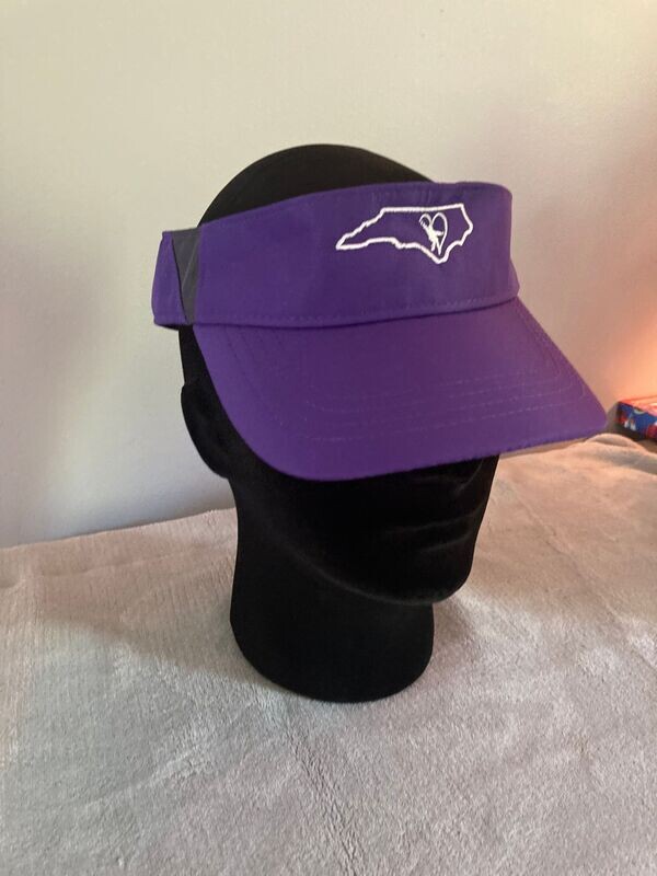 Visors w/ Hannah's Heroes of NC state logo