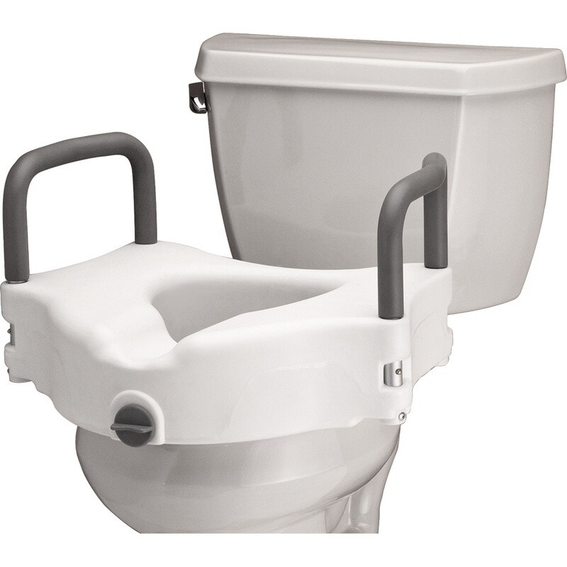5&#39; RAISED TOILET SEAT W/ ARMS