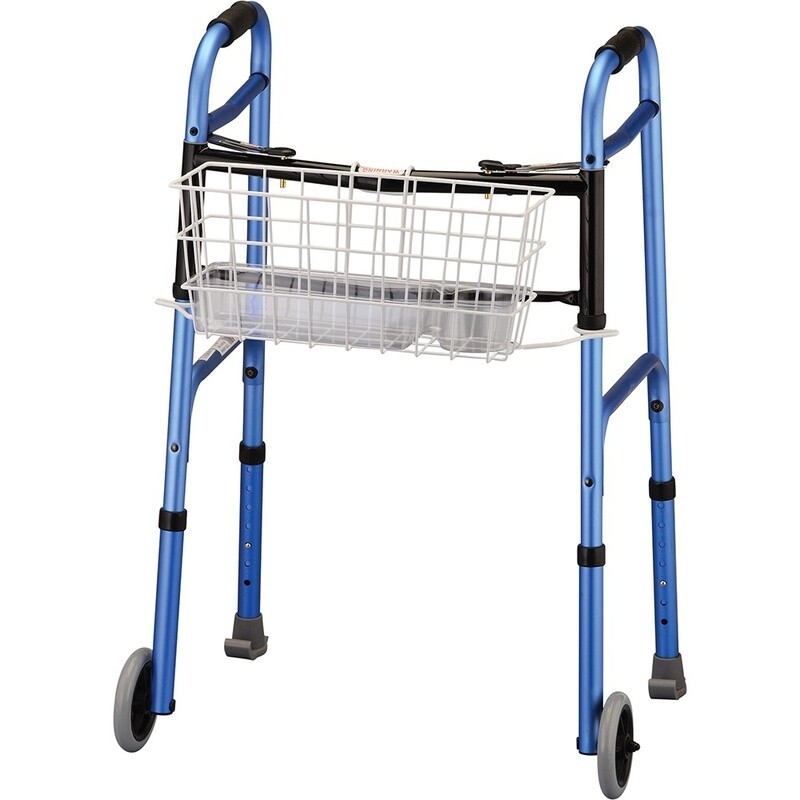 FOLDING WALKER BASKET