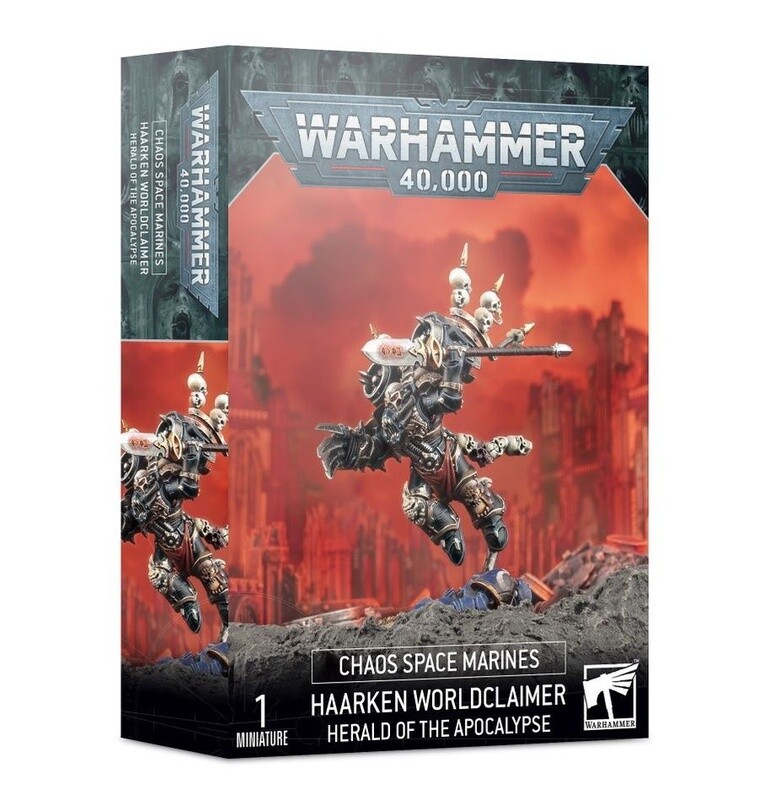 WH40K - Chaos Space Marines - Haarken Worldclaimer Herald of the Apocalypse