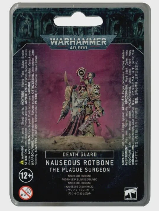 WH40K - Death Guard - Nauseous Rotbone, The Plague Surgeon