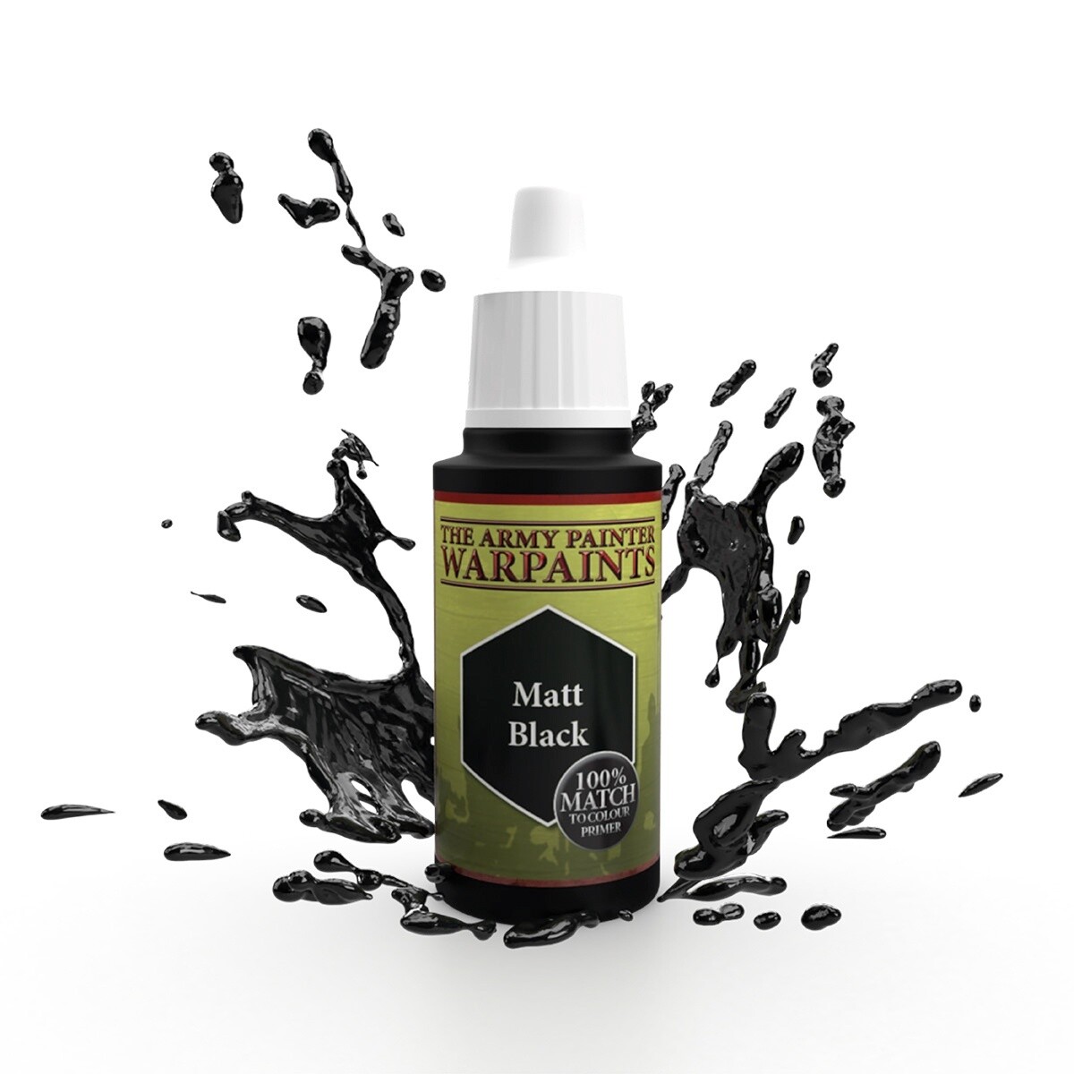 Army Painter - Acrylic Warpaint, Colour: Matt Black