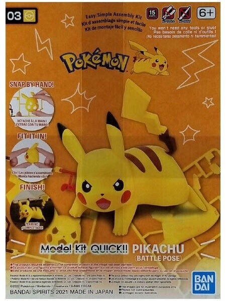 Pokemon Model Kit - QUICK!! 03 - Pikachu Battle