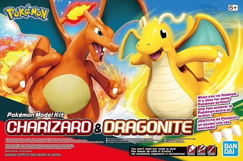 Pokemon Model Kit - Charizard &amp; Dragonite