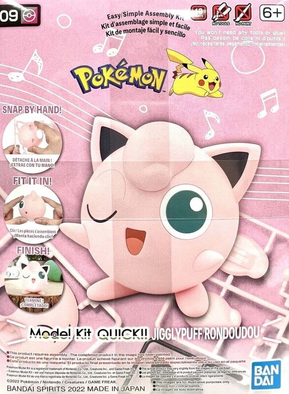 Pokemon Model Kit - QUICK!! 09 - Jigglypuff