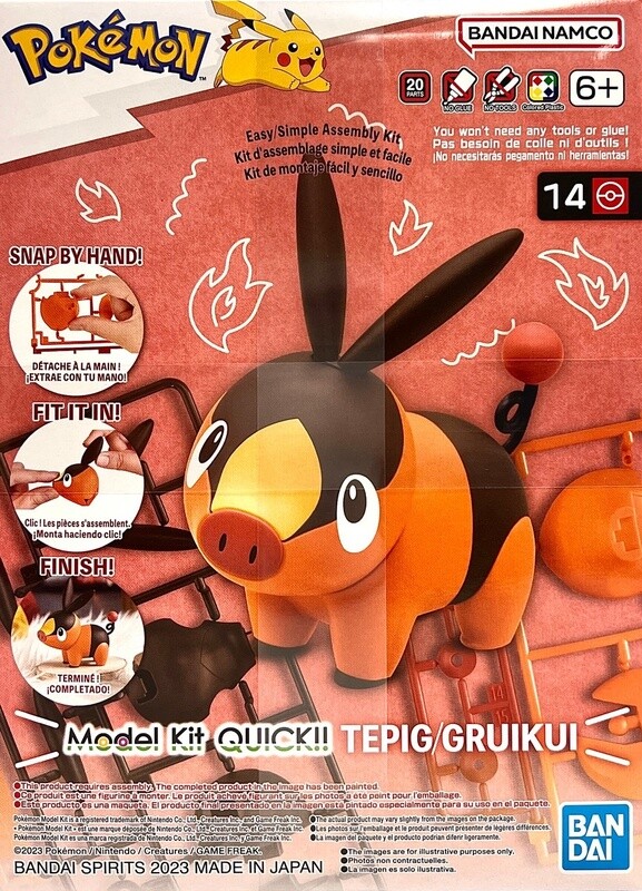 Pokemon Model Kit - QUICK!! 14 - Tepig