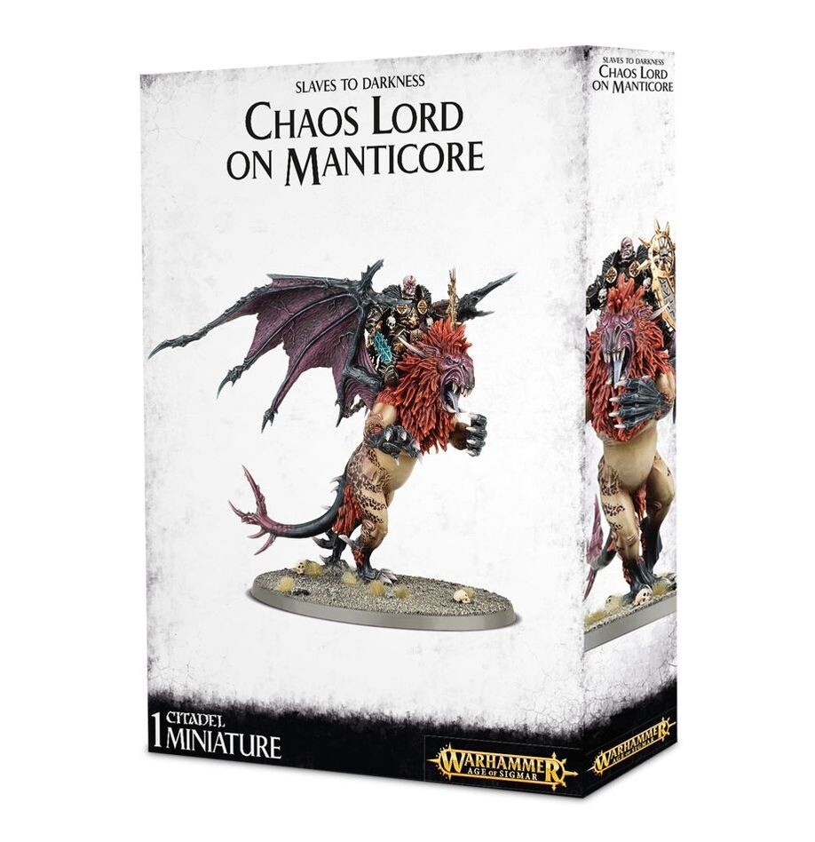 WHAOS - Slaves to Darkness - Chaos Lord on Manticore