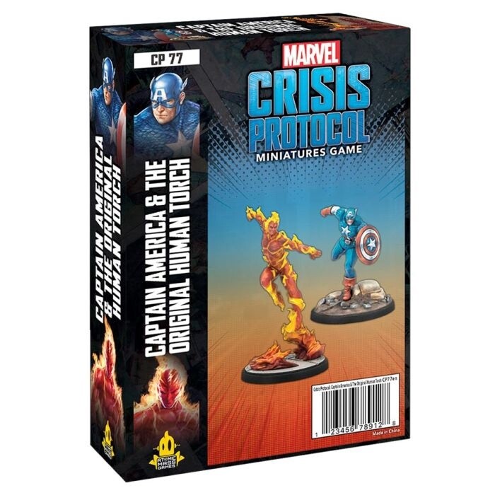 Marvel: Crisis Protocol - Captain America &amp; The Original Human Torch