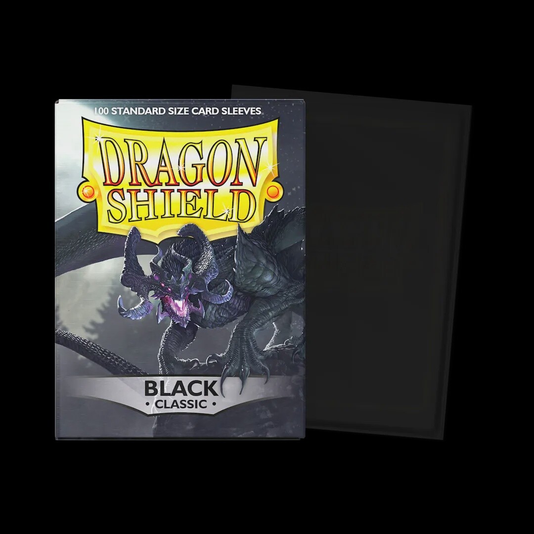 Dragon Shield: Classic Sleeves, Colour: Black