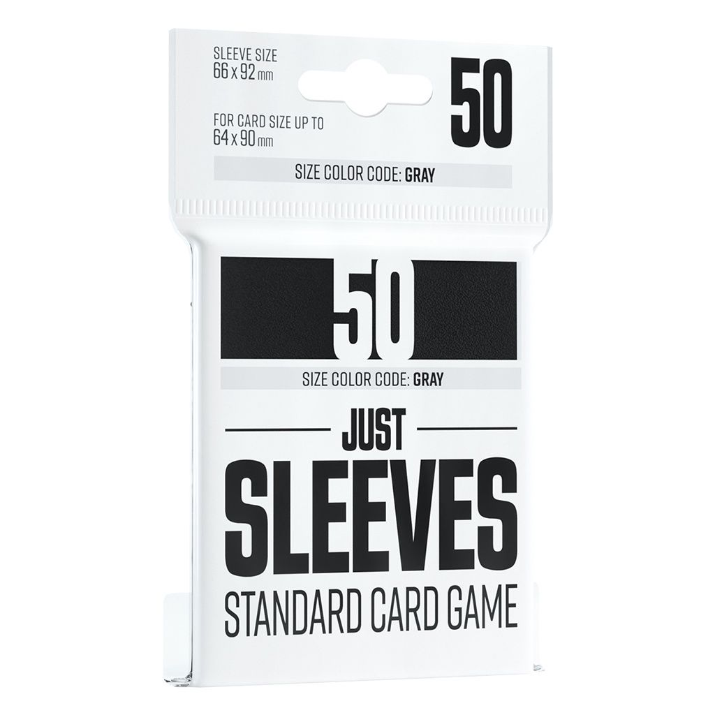Gamegenic: Just Sleeves - Standard Card Game, Colour: Black
