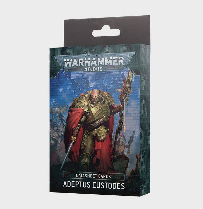 WH40K - Adeptus Custodes - Datasheet Cards 10th Edition