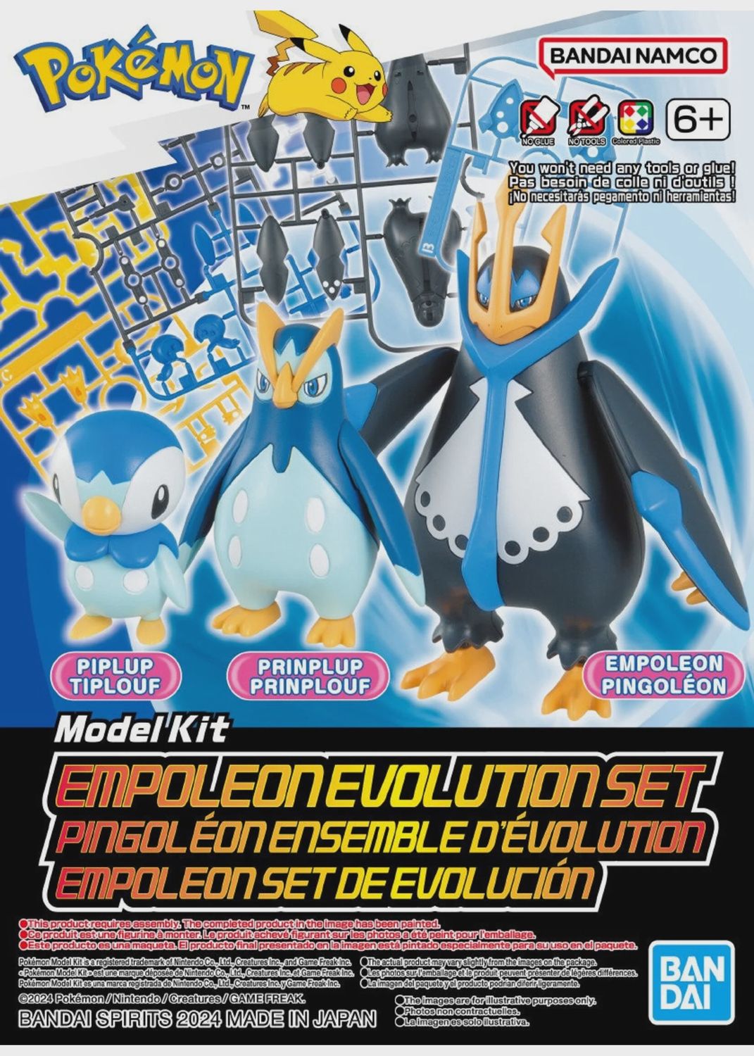 Pokemon Model Kit - Empoleon Evolution Set