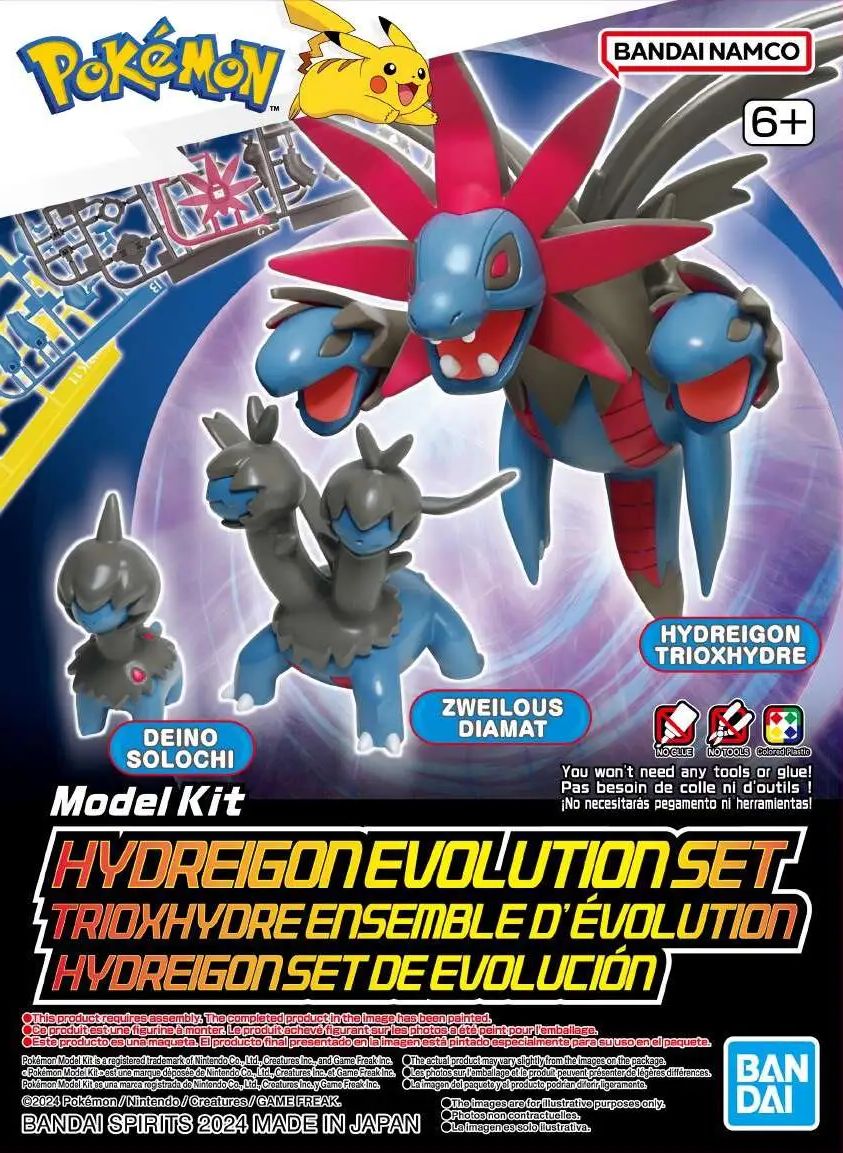 Pokemon Model Kit - Hydreigon Evolution Set