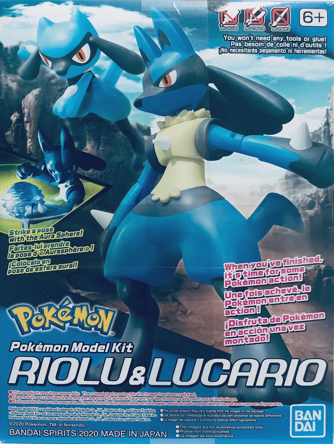 Pokemon Model Kit - Riolu &amp; Lucario