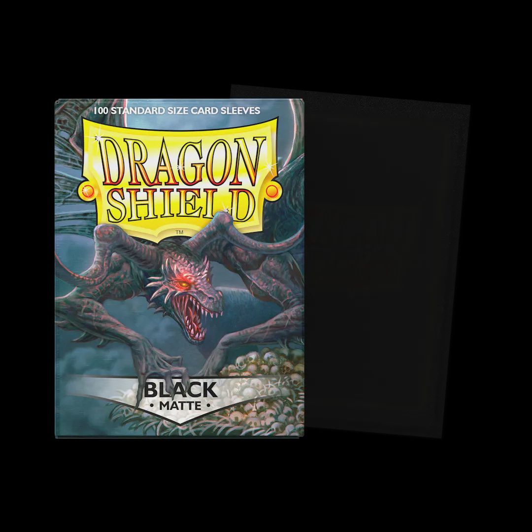 Dragon Shield: Matte Sleeves, Colour: Black