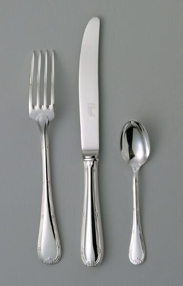 Chambly Rubans Croises Serving Spoon - Stainless Steel