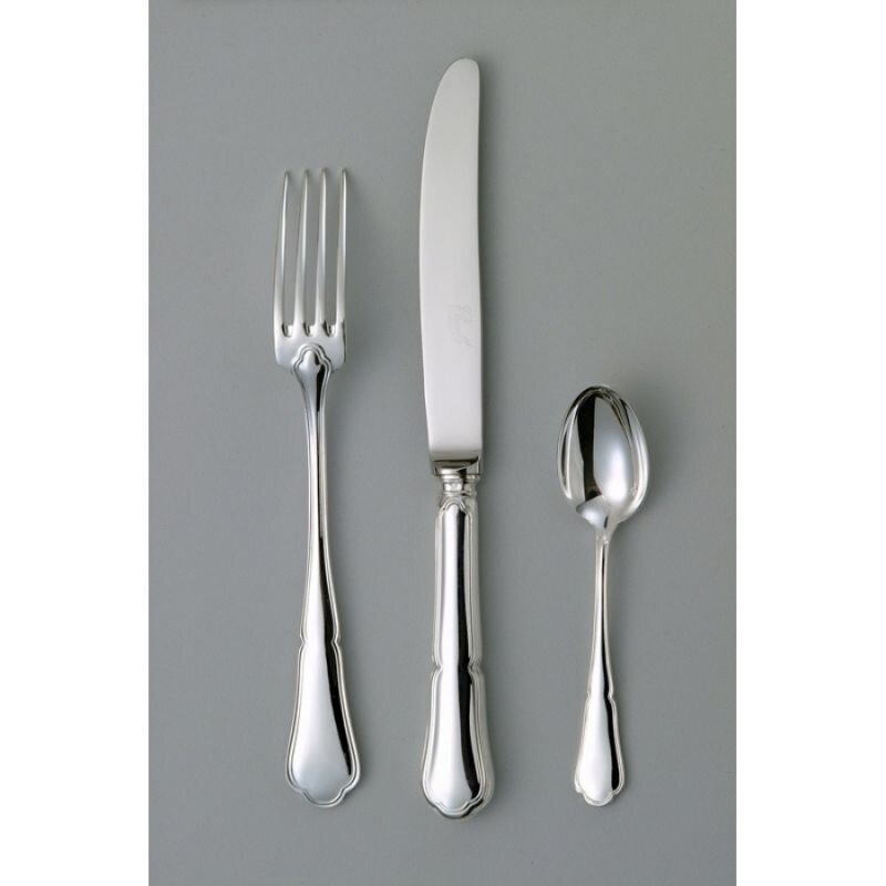 Chambly Contours Oyster Cocktail fork - Silver Plated