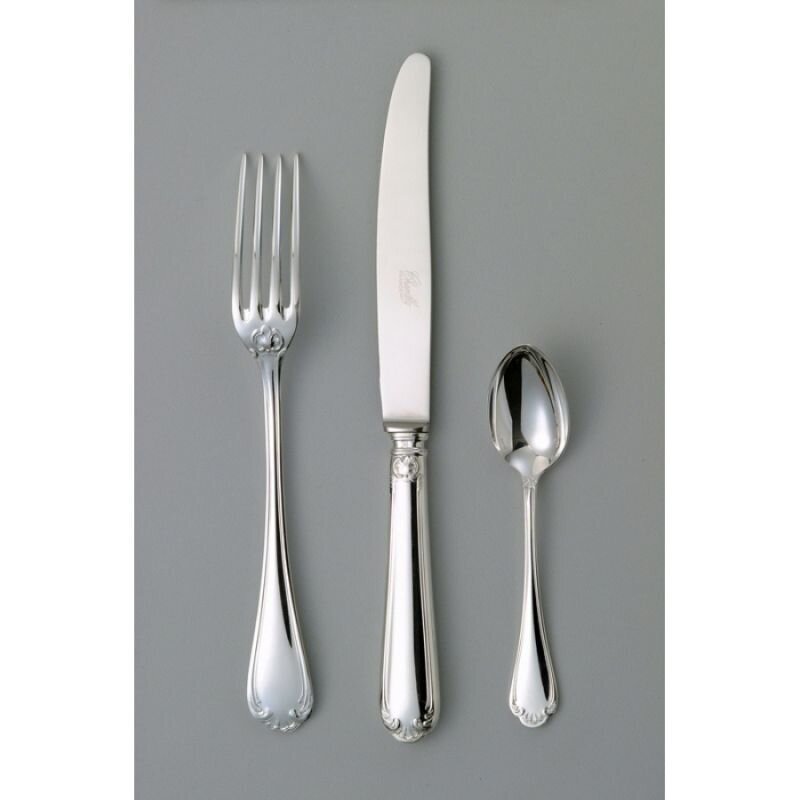 Chambly Louis XIV Coquille Table Fork - Silver Plated