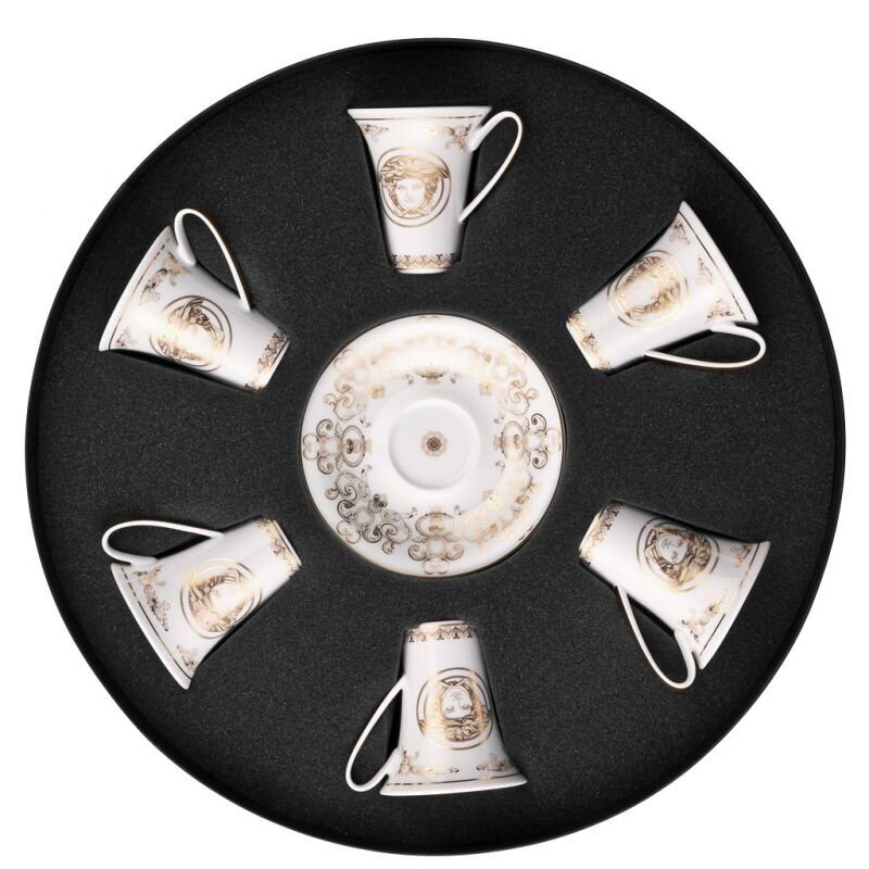 Versace Medusa Gala A.D Cup And Saucer Set Six, MPN: 19325-403635-29254, 790955942271