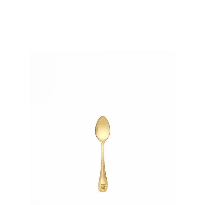 Versace Medusa Flatware A.D. Spoon 4 3/4 inch - Gold-Plated, MPN: 19300-120930-70009, 790955138407