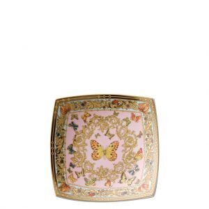 Versace Butterfly Garden Candy Dish Porcelain 7 inch Square, MPN: 12116-102912-25818, 790955127685