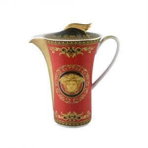 Versace Medusa Red Coffee Pot 40 ounce, MPN: 19300-409605-14030, 790955093324