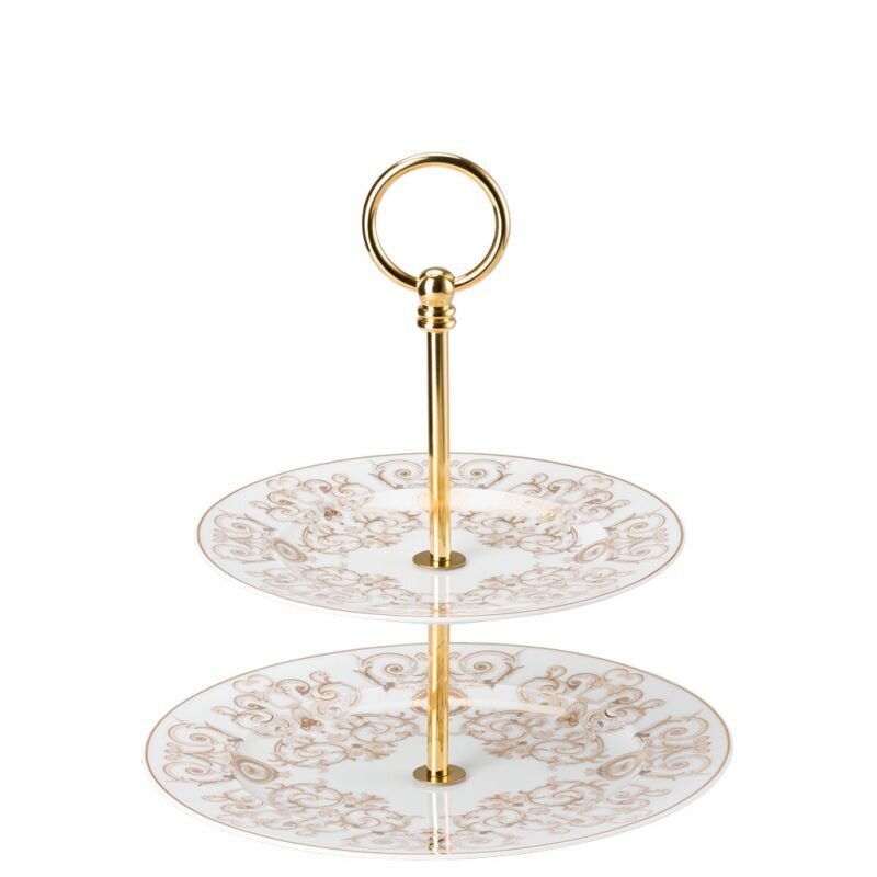 Versace Medusa Gala Etagere Small 2 Tiers 7 - 8 1/2 Inch, MPN: 19325-403635-25316, 790955942257