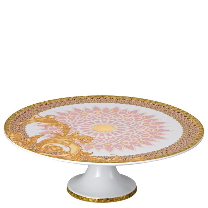 Versace Byzantine Dreams Footed Cake Plate 13 inch