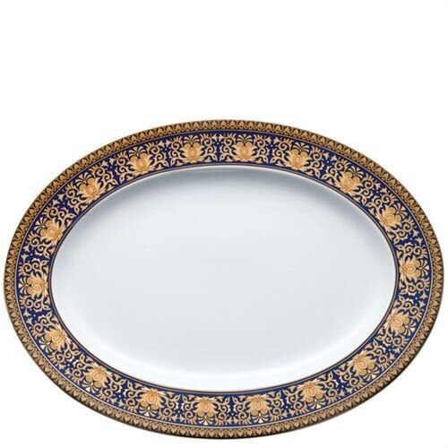 Versace Medusa Blue Platter 13 1/4 inch, MPN: 19325-409620-12734, 790955217034
