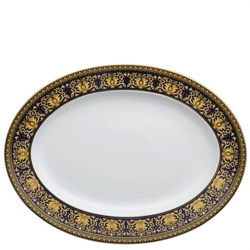 Versace Medusa Blue Platter 15 3/4 inch, MPN: 19325-409620-12740, 790955217041