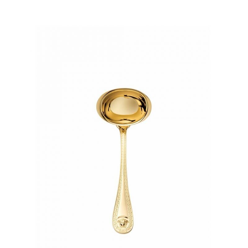 Versace Medusa Flatware Sauce Ladle 7 inch - Gold-Plated, MPN: 19300-120930-70017, 790955137301