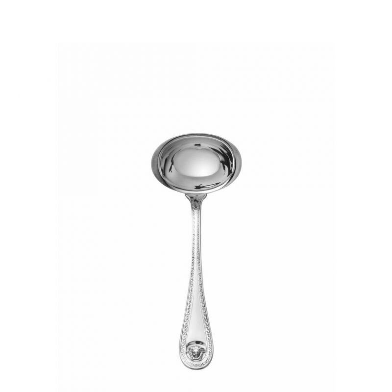 Versace Medusa Flatware Sauce Ladle 7 inch - Silver-Plated, MPN: 19300-120900-70017, 790955110960