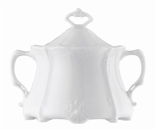 Rosenthal Baronesse White Sugar Bowl Covered 8 1/2 ounce