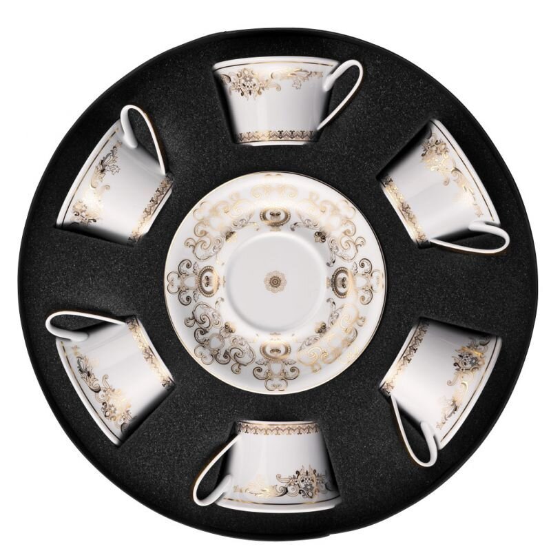 Versace Medusa Gala Tea Cup And Sauce Set Six, MPN: 19325-403635-29253, 790955942264
